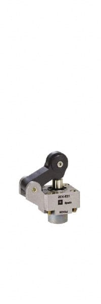 Telemecanique Sensors - 3.7 Inch Long, Limit Switch Head - Thermoplastic Roller, For Use with ZCK Limit Switches - Exact Tooling