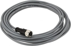 Telemecanique Sensors - 3 Amp, M12 4 Pin Female Straight Cordset Sensor and Receptacle - 250 VAC, 300 VDC, 5m Cable Length, IP67 Ingress Rating - Exact Tooling