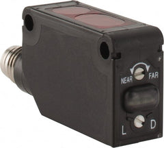 Telemecanique Sensors - M8 Connector, 1m Nominal Distance, Shock and Vibration Resistant, Diffused Photoelectric Sensor - 12 to 24 VDC, PBT, 11mm Long x 11mm Wide x 33mm High - Exact Tooling