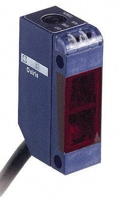 Telemecanique Sensors - Cable Connector, 15m Nominal Distance, Shock and Vibration Resistant, Through Beam Photoelectric Sensor - 12 to 24 VDC, 250 Hz, PBT, 20mm Long x 12mm Wide x 34mm High - Exact Tooling