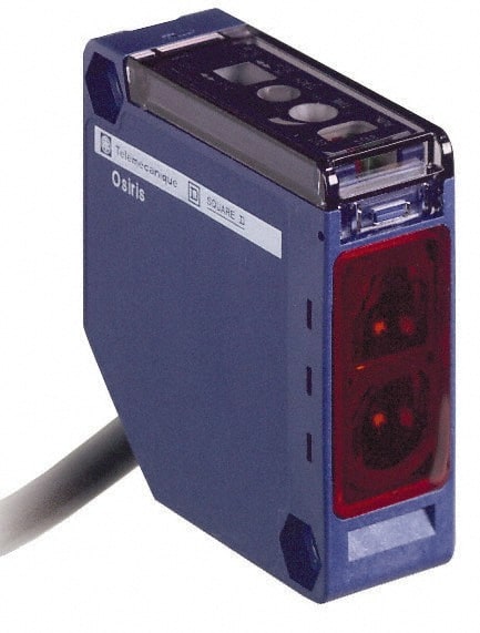 Telemecanique Sensors - Cable Connector, 15m Nominal Distance, Shock and Vibration Resistant, Retroreflective Photoelectric Sensor - 24 to 240 VAC/VDC, 20 Hz, PBT, 50mm Long x 18mm Wide x 50mm High - Exact Tooling