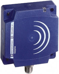 Telemecanique Sensors - NPN, NC, 40 to 60mm Detection, Flat, Inductive Proximity Sensor - 3 Wires, IP67, 12 to 24 VDC, 80mm Wide - Exact Tooling