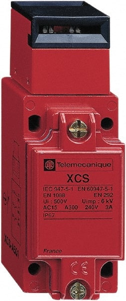 Telemecanique Sensors - 3NC Configuration, Multiple Amp Level, Metal Key Safety Limit Switch - 40mm Wide x 44mm Deep x 114mm High, IP67 Ingress Rating - Exact Tooling
