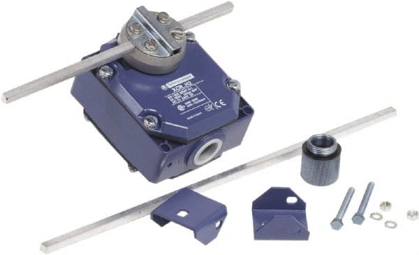 Telemecanique Sensors - 240 VAC, Screw Terminal, Rod Lever Actuator, General Purpose Limit Switch - IP54 IPR Rating - Exact Tooling