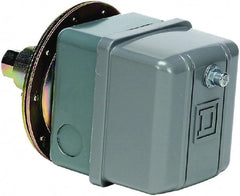 Square D - 1 NEMA Rated, 17 inHg to 22 inHg, Electromechanical Pressure and Level Switch - Adjustable Pressure, 480 VAC - Exact Tooling