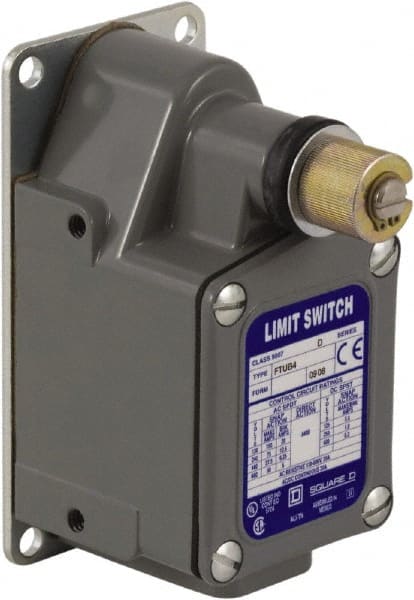 Square D - SPDT, 600 VAC, Screw Terminal, Rotary Head Actuator, General Purpose Limit Switch - 1, 2, 4, 12, 13 NEMA Rating, IP67 IPR Rating - Exact Tooling