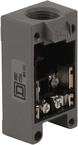 Square D - 4.2 Inch Long, Zinc Body, Limit Switch Base - For Use with 9007, 9007C - Exact Tooling