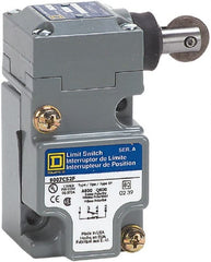 Square D - SPDT, NC/NO, 600 Volt Screw Terminal, Roller Plunger Actuator, General Purpose Limit Switch - 1, 2, 4, 6, 12, 13, 6P NEMA Rating, IP67 IPR Rating - Exact Tooling