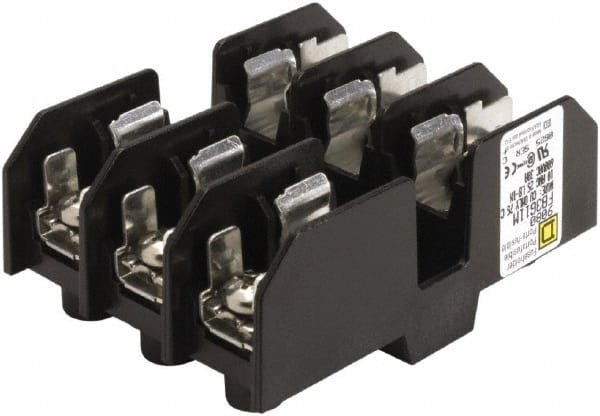 Square D - 3 Pole, 600 Volt, 30 Amp, Surface Mount Fuse Holder - Exact Tooling