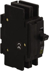 Square D - 40 Amp, 120 VAC, 240 VAC, 2 Pole, DIN Rail Mount Miniature Circuit Breaker - Thermal Magnetic Trip, 14-2 AWG - Exact Tooling