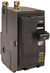Square D - 20 Amp, 240 VAC, 2 Pole, Bolt On Miniature Circuit Breaker - 14-8 AWG - Exact Tooling