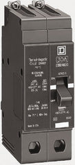 Square D - 15 Amp, 480Y/277 V, 2 Pole, Bolt On Miniature Circuit Breaker - 18 kA Breaking Capacity, 12, 14 AWG - Exact Tooling