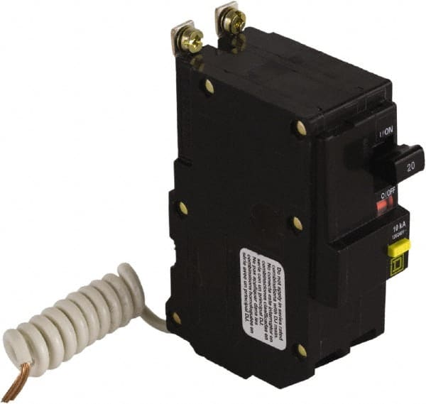 Square D - 20 Amp, 240 VAC, 2 Pole, Bolt On Residual Current Circuit Breaker with Overcurrent Protection - 12-8, 14-8 AWG - Exact Tooling