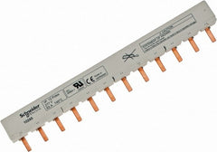 Schneider Electric - 65 Amp Circuit Breaker Combination Busbar - 10-3 AWG, Use with C60 Comb Busbars, N40 Comb Busbars - Exact Tooling