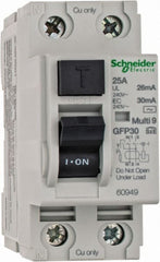 Schneider Electric - 25 Amp, 240 VAC, 2 Pole, Residual Current Device - Exact Tooling