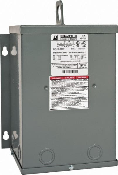 Square D - General Purpose Transformers Power Rating (kVA): 3.0000 Input Voltage: 480 - Exact Tooling
