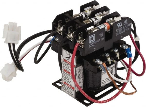 Schneider Electric - 1, 3 Phase, 50 VA, Control Transformer - Exact Tooling