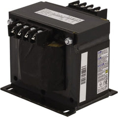 Square D - 750 VA, Top Mount Fuse Block Control Transformer - 50/60 Hz, 5.61 Inch Deep x 4.51 Inch High - Exact Tooling