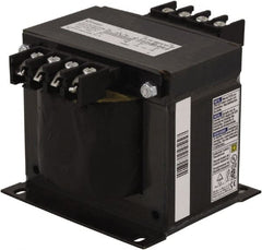 Square D - 500 VA, Top Mount Fuse Block Control Transformer - 50/60 Hz, 5.49 Inch Deep x 3.84 Inch High - Exact Tooling