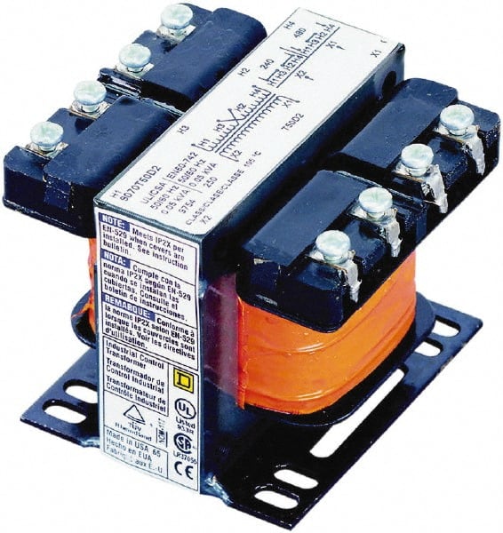 Square D - 1 Phase, 50 VA, Control Transformer - 131°F Temp Rise - Exact Tooling