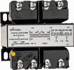Square D - 1 Phase, 25 VA, Control Transformer - 131°F Temp Rise - Exact Tooling