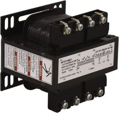 Square D - 100 VA, Top Mount Fuse Block Control Transformer - 50/60 Hz, 3.34 Inch Deep x 2.89 Inch High - Exact Tooling