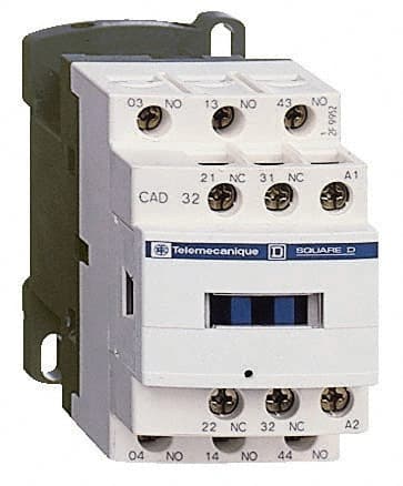 Schneider Electric - 2NC/3NO, 480 VAC at 50/60 Hz Control Relay - 17 V - Exact Tooling