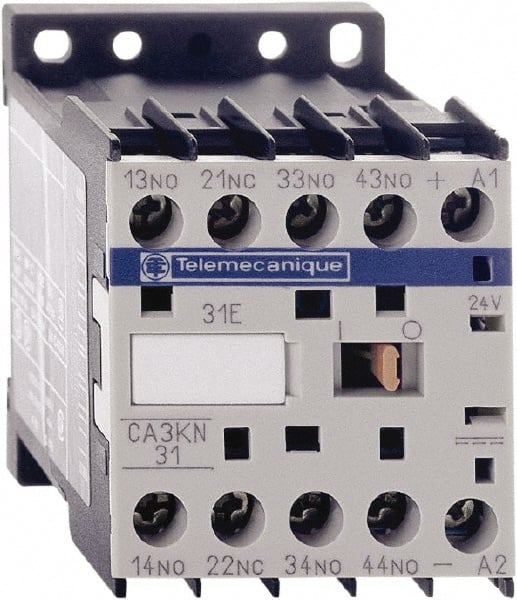Schneider Electric - 2NC/2NO, 24 VDC Control Relay - 17 V - Exact Tooling