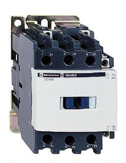 Schneider Electric - 3 Pole, 120 Coil VAC at 60 Hz, 65 Amp at 440 VAC and 80 Amp at 440 VAC, Nonreversible IEC Contactor - 1 Phase hp: 10 at 230/240 VAC, 5 at 115 VAC, 3 Phase hp: 20 at 200/208 VAC, 20 at 230/240 VAC, 50 at 460/480 VAC, 50 at 575/600 VAC - Exact Tooling