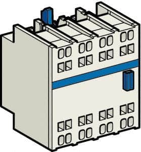 Schneider Electric - Contactor Auxiliary Contact Block - For Use with CR1F and TeSys D - Exact Tooling