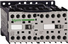 Schneider Electric - 3 Pole, 24 Coil VDC, 6 Amp at 440 VAC, Reversible IEC Contactor - BS 5424, CSA, IEC 60947, NF C 63-110, RoHS Compliant, UL Listed, VDE 0660 - Exact Tooling
