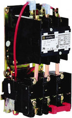 Square D - 3 Pole, 25 Amp Inductive Load, 208 to 240 Coil VAC at 60 Hz and 220 Coil VAC at 50 Hz, Definite Purpose Contactor - Phase 1 and Phase 3 Hp:  10 at 230 VAC, 15 at 460 VAC, 2 at 115 VAC, 20 at 575 VAC, 5 at 230 VAC, Open Enclosure - Exact Tooling