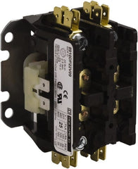 Square D - 1 Pole, 30 Amp Inductive Load, 24 Coil VAC at 50/60 Hz, Definite Purpose Contactor - Phase 1 Hp:  2 at 115 VAC, 3 at 230 VAC, 40 Amp Resistive Rating, CE, CSA, UL Listed - Exact Tooling