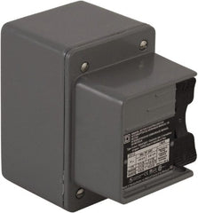 Square D - 3 Poles, 30 Amp, NEMA, Enclosed Toggle Manual Motor Starter - 1 hp at 90 VDC, 10 hp at 460 VAC, 10 hp at 575 VAC, 1-1/2 hp at 230 VDC, 2 hp at 115 VAC, 2 hp at 115 VDC & 7-1/2 hp at 230 VAC, CE, CSA, NEMA 4 & UL Listed - Exact Tooling