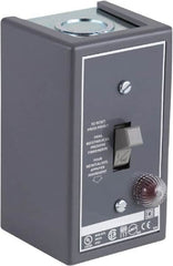 Square D - 1 Pole, 16 Amp, Open Toggle Manual Motor Starter - 1 hp at 115 VAC, 1 hp at 230 VAC, 1 hp at 277 VAC, CE, CSA & UL Listed - Exact Tooling