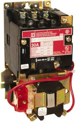 Square D - No Enclosure, 3 Pole, Mechanically Held Lighting Contactor - 200 A (Tungsten), 110 VAC at 50 Hz, 120 VAC at 60 Hz - Exact Tooling