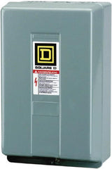 Square D - 1 NEMA Rated, 6 Pole, Electrically Held Lighting Contactor - 20 A (Tungsten), 30 A (Fluorescent), 110 VAC at 50 Hz, 120 VAC at 60 Hz, 6NO Contact Configuration - Exact Tooling