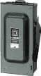 Square D - 60 Amp, 240 VAC, 250 VDC, 2 Pole Fused Safety Switch - NEMA 3R, 10 hp at 240 VAC, 10 hp at 250 VDC (Single Phase), 15 hp at 240 VAC, 10 hp at 250 VDC (Triple Phase), DPST Contact Form - Exact Tooling