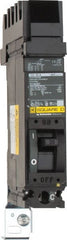 Square D - 20 Amp, 125 VDC, 277 VAC, 1 Pole, Plug On Molded Case Circuit Breaker - Thermal Magnetic Trip, 12-4 (Aluminum), 14-4 (Copper) AWG, 4.16 Inch Deep x 6 Inch High x 1-1/2 Inch Long - Exact Tooling