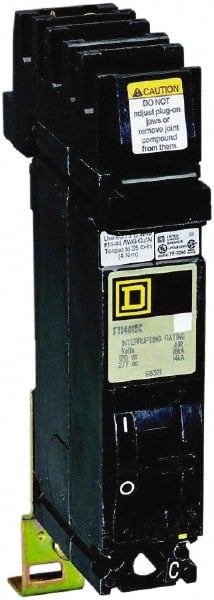 Square D - 30 Amp, 125 VDC, 277 VAC, 1 Pole, Molded Case Circuit Breaker - Thermal Magnetic Trip, 12-4 (Aluminum), 14-4 (Copper) AWG - Exact Tooling