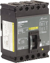 Square D - 60 Amp, 240 VAC, 3 Pole, Panel Mount Molded Case Circuit Breaker - Thermal Magnetic Trip, Multiple Breaking Capacity Ratings, 12-1/0 (Aluminum), 14-1/0 (Copper) AWG, 4.13 Inch Deep x 6 Inch High x 4-1/2 Inch Long - Exact Tooling