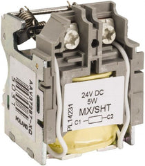 Square D - Circuit Breaker Shunt Trip - 24 VDC Control Voltage, Use with H Frame Circuit Breaker, J Frame Circuit Breaker, L Frame Circuit Breaker - Exact Tooling