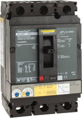 Square D - 50 Amp, 600 V, 3 Pole, Panel Mount Circuit Breaker - Electronic Trip, Multiple Breaking Capacity Ratings - Exact Tooling