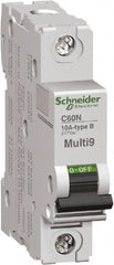 Schneider Electric - 30 Amp, 1 Pole, DIN Rail Mount Standard Circuit Breaker - Multiple Breaking Capacity Ratings, 14-2 (Copper) AWG, 3 Inch Deep x 3.19 Inch High x 0.71 Inch Wide - Exact Tooling