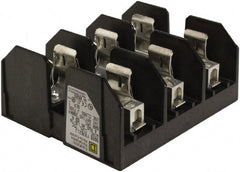 Square D - 3 Pole, 600 Volt, 60 Amp, Surface Mount Fuse Holder - Compatible with J Class Fuse - Exact Tooling