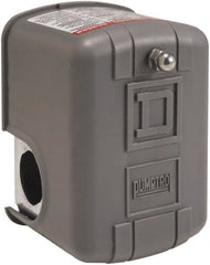 Square D - 1 and 3R NEMA Rated, 30 to 50 psi, Electromechanical Pressure and Level Switch - Adjustable Pressure, 575 VAC, L1-T1, L2-T2 Terminal, For Use with Square D Pumptrol - Exact Tooling