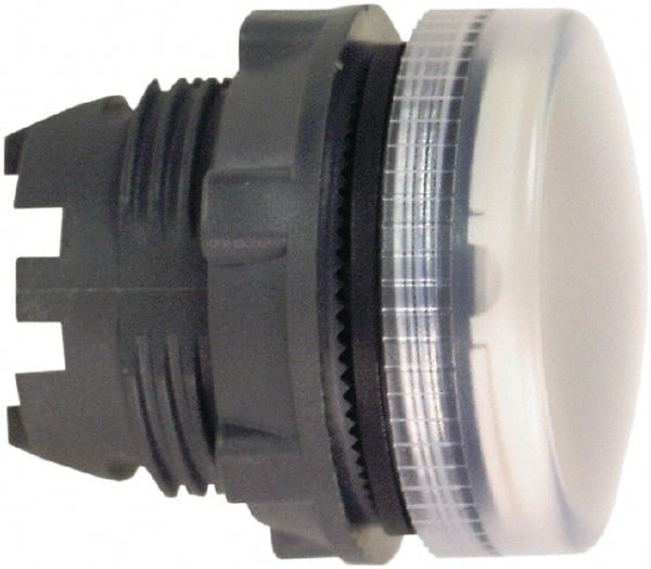 Schneider Electric - Round Pilot and Indicator Light Lens - White - Exact Tooling