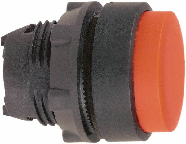 Schneider Electric - 22mm Mount Hole, Extended Straight, Pushbutton Switch Only - Round, Red Pushbutton, Nonilluminated, Momentary (MO) - Exact Tooling