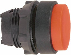 Schneider Electric - 22mm Mount Hole, Extended Straight, Pushbutton Switch Only - Round, Red Pushbutton, Nonilluminated, Momentary (MO) - Exact Tooling