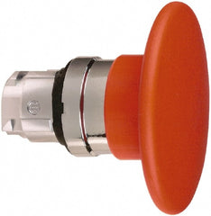 Schneider Electric - 22mm Mount Hole, Extended Mushroom Head, Pushbutton Switch Only - Round, Red Pushbutton, Nonilluminated, Momentary (MO) - Exact Tooling